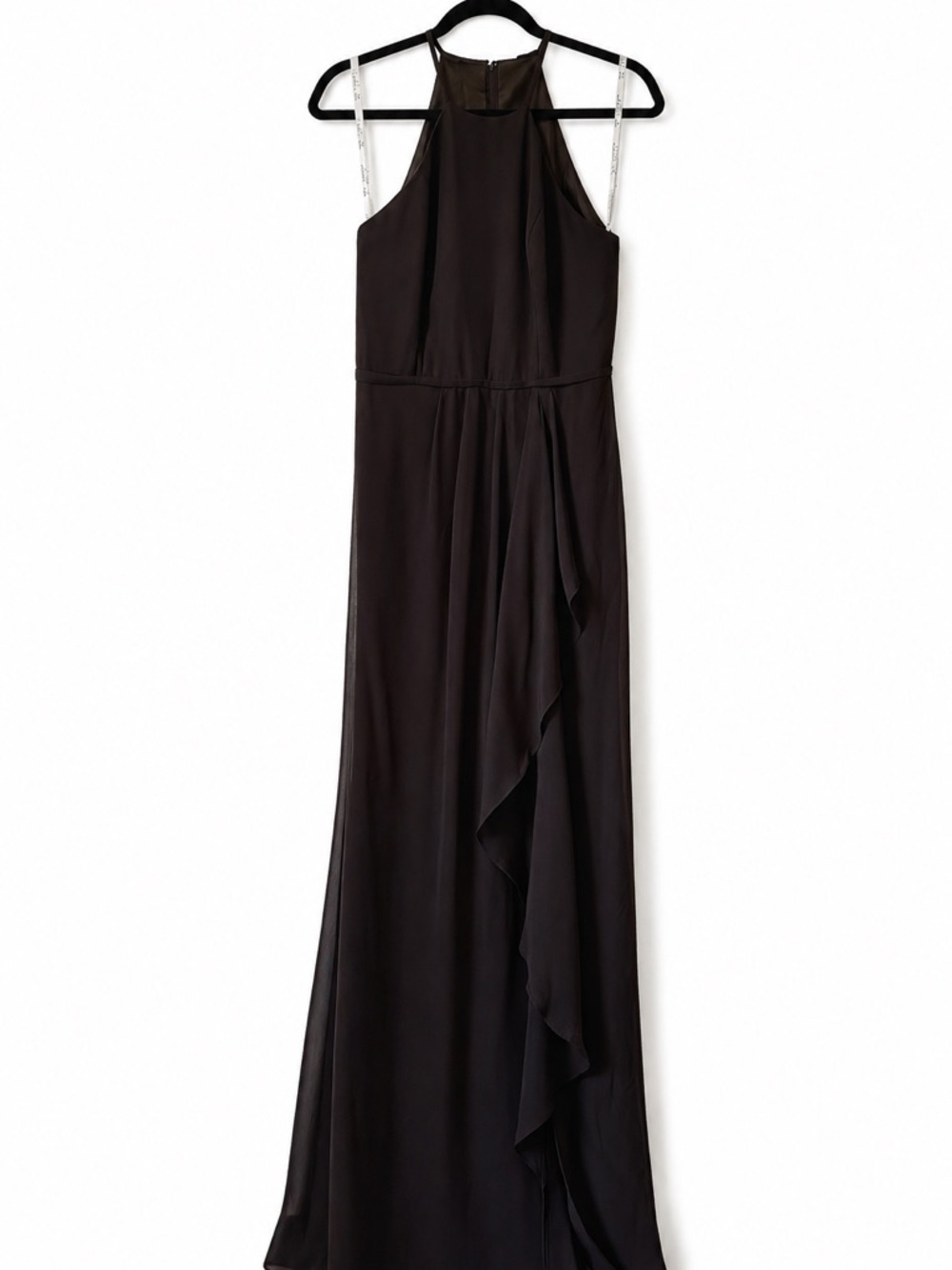 David’s Bridal Black Halter Dress Size 4